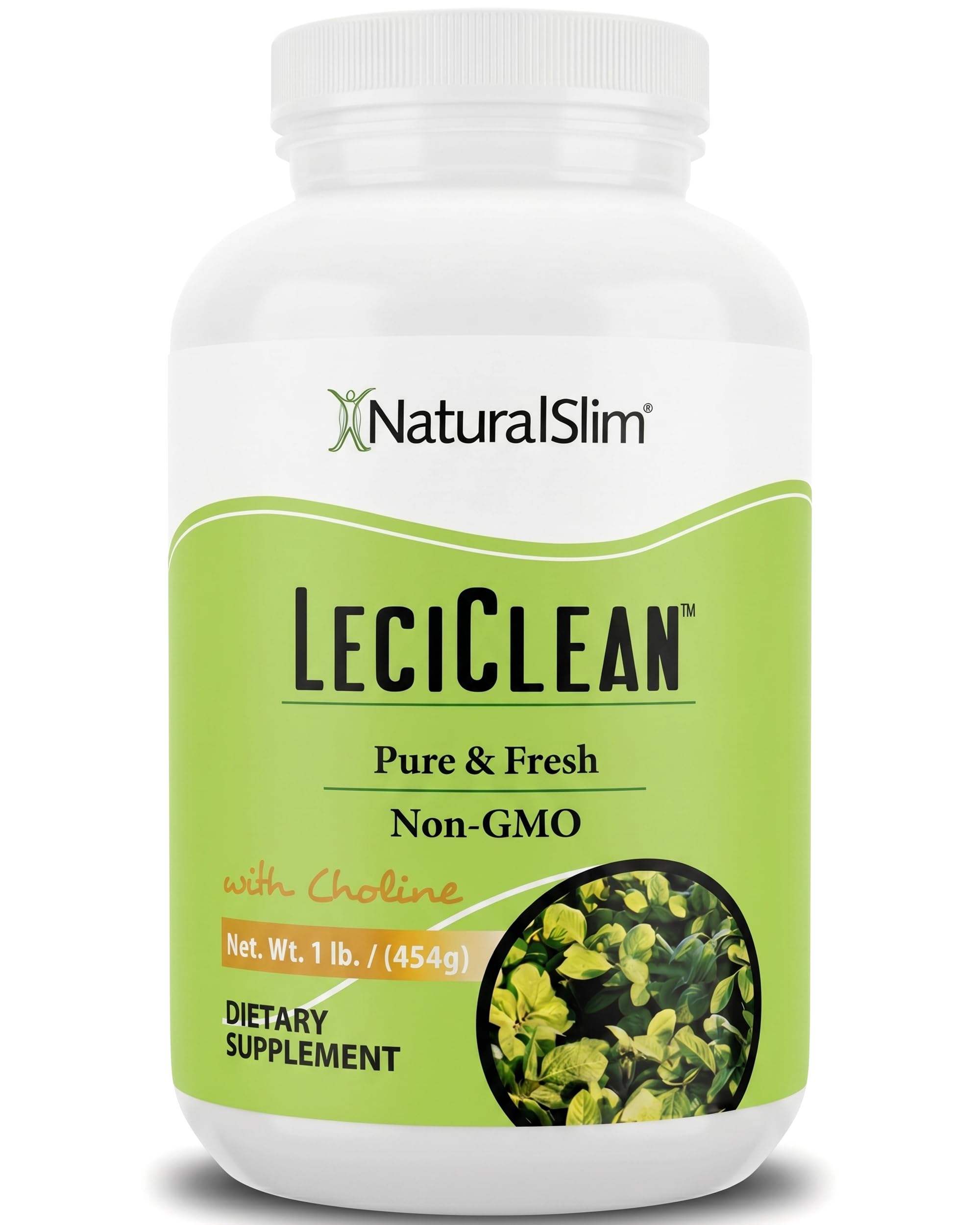NaturalSlim LeciClean Granulated Soy Lecithin with Choline, 1 lb