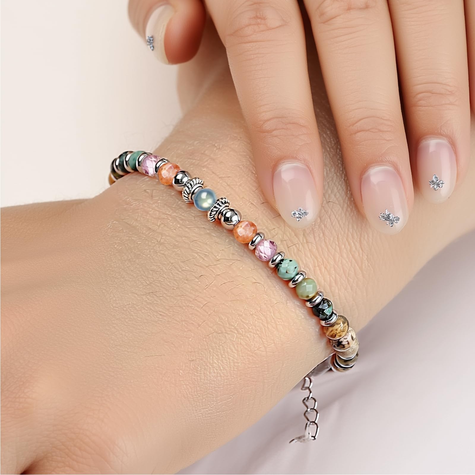 Gifts for Women Moonstone Bracelet, Christmas Birthday Graduation Mothers Day Meaningful Gifts Love Protection Ideas Bracelets for Her Women