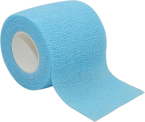 Miniatura 9 de Vendaje cohesivo autoadherente de 2 x 5 yardas, vendajes de primeros auxilios, cinta deportiva deportiva veterinaria para esguince de tobillo e