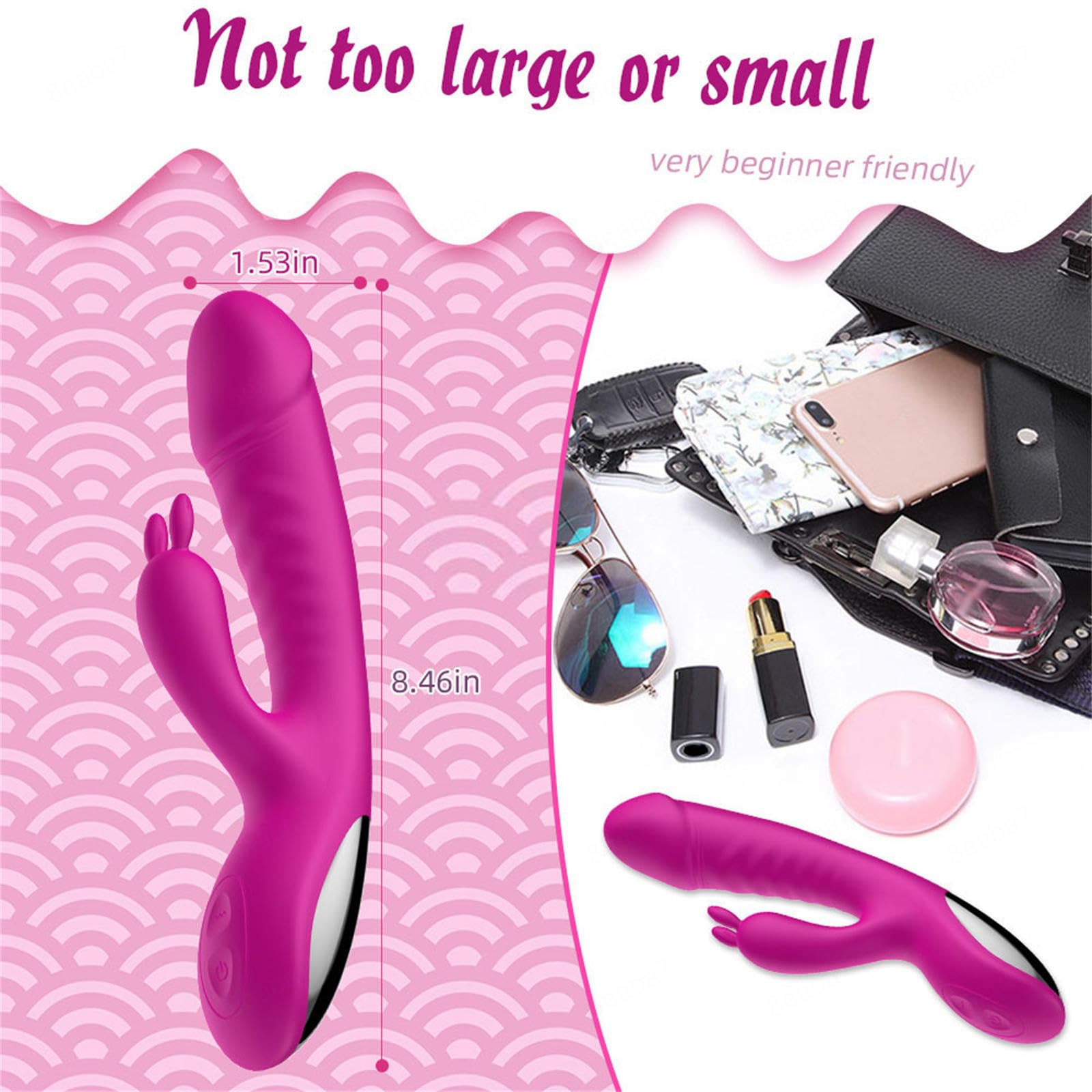 Vibratore G Spot Erotica Dildo Stimolatore Clitorideo Vibratore Massaggio punto G Dildo Vibratori Clitoride Stimolazione Del Punto G,Rosered