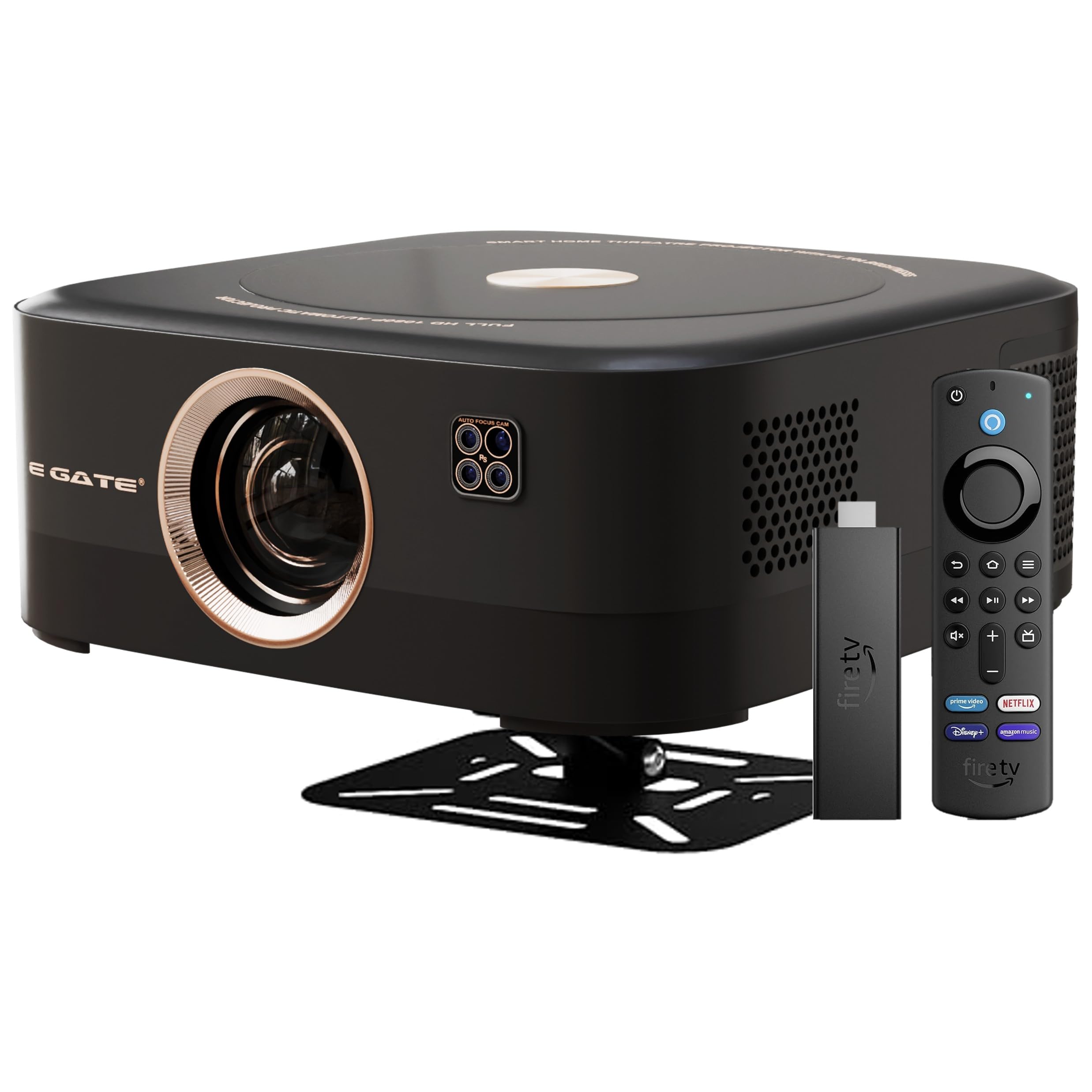 Sponsored Ad - E GATE Duster 8X Automatic Dual OS Projector (FireTV + Android) | 100% Dust Proof & 100% Certified Apps on FTS | 800 ISO | 1080p Native & 4K HDR | HDMI ARC | 18watt DSP Audio, Triple Wifi6, Egate