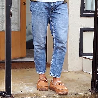 VLLy Mens Moccasin Slippers with Memory Foam Arch Support, Non Slip Rubber Sole House Shoes for Men Machine Washable Warm Fleece Lined Indoor Outdoor Home Shoes