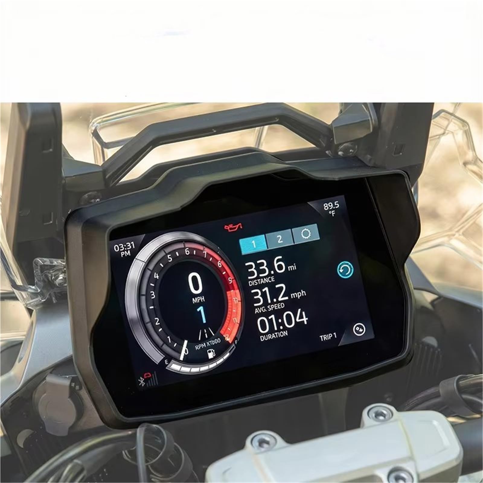 Cubierta Carcasa Tacómetro Compatible Con Triumph Para Tiger 900 Para Rally Pro GT 1200 Cubierta Del Velocímetro Visera Solar Tablero