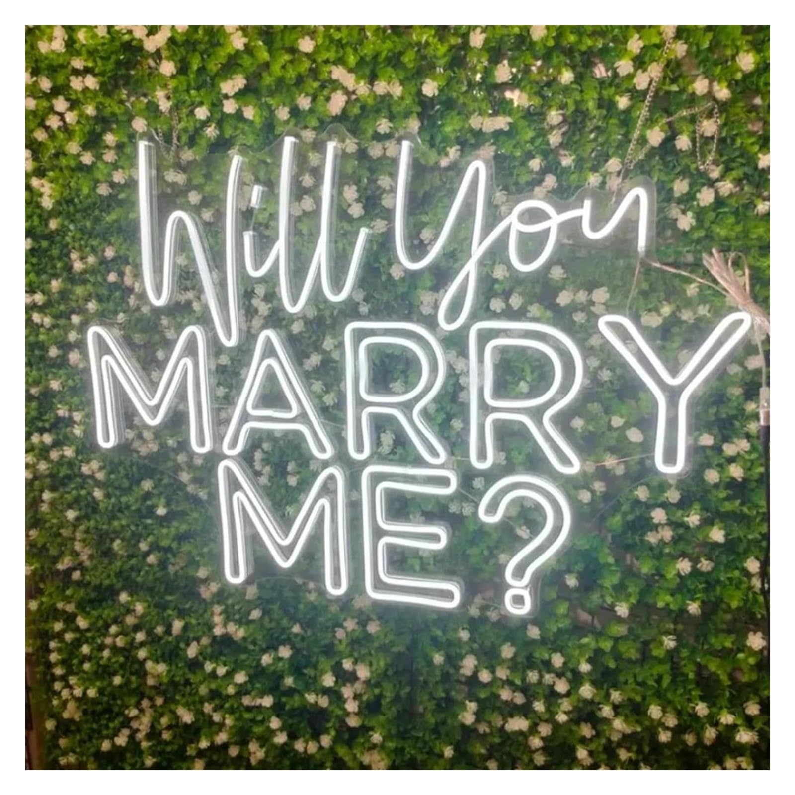 LEMST Signs Lamp Will You Marry Me ? Neon Sign Light Dimmable USB Powered for Engagement Wedding Proposal Party Decoration Night Lamp 44cmx60cm