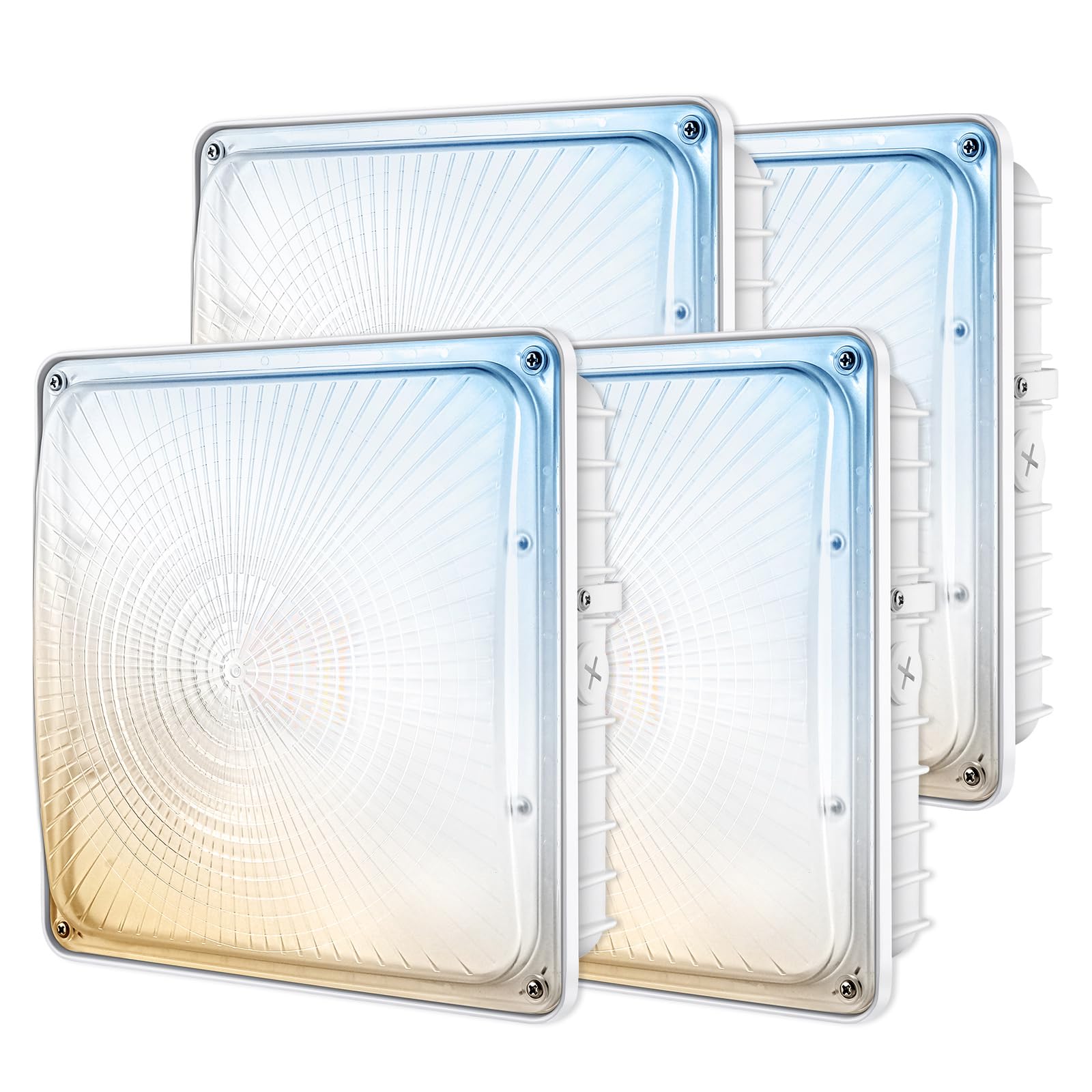 LED Canopy Light 70W 3CCT 3000 4000 5000K 30 45 60 70W Selectable IP65 Waterproof LED Canopy Lights