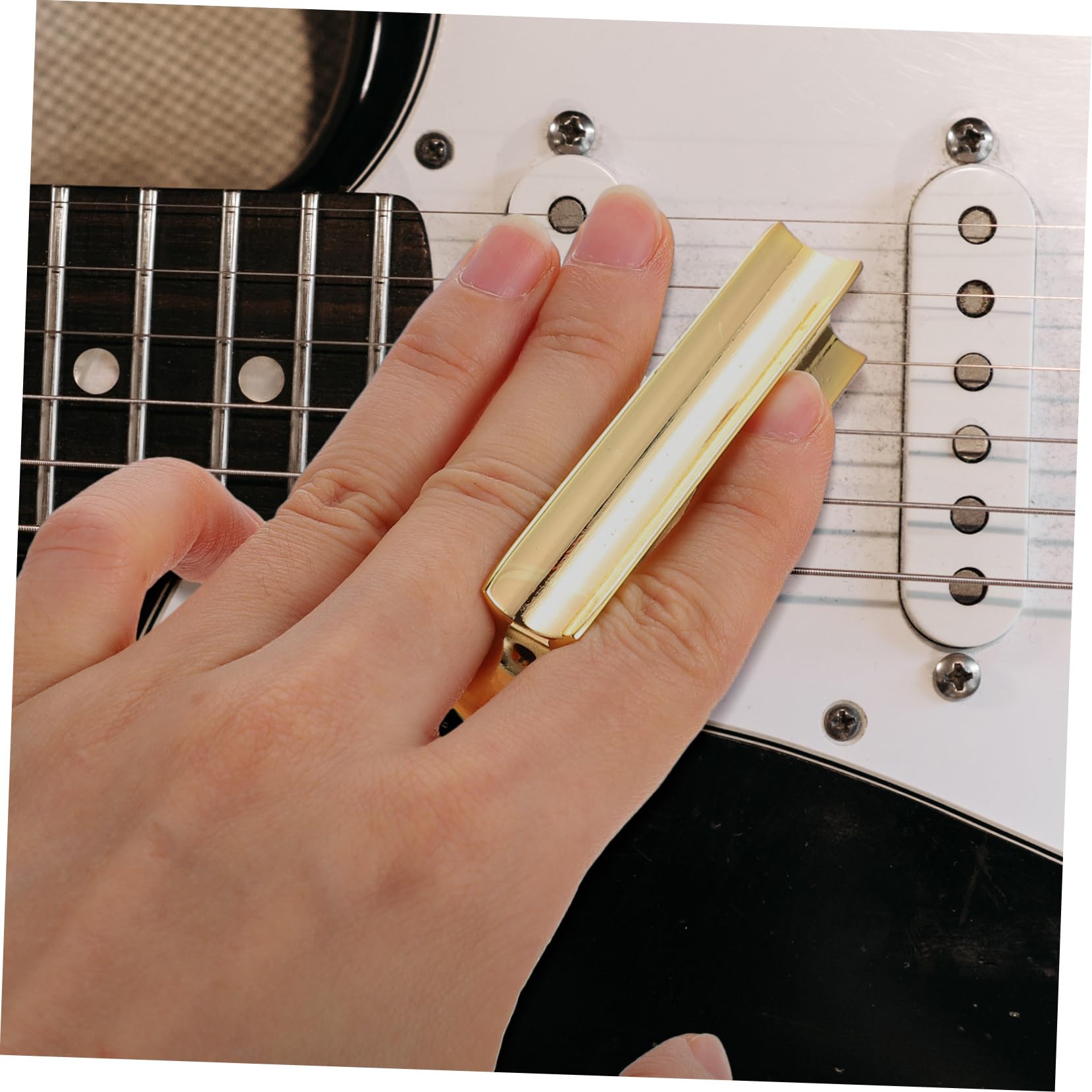 FUNOMOCYA Guitar Slide Tone Bar Guitar Bar Zinc Alloy Longevity Essential for Players