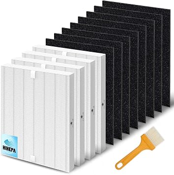 AP-1512HH Replacement Filter Compatible with Coway Airmerga AP1512HH and 200M Air Purifier4 True Hepa Filter+8 Carbon Filter+1 Cleaning Brush