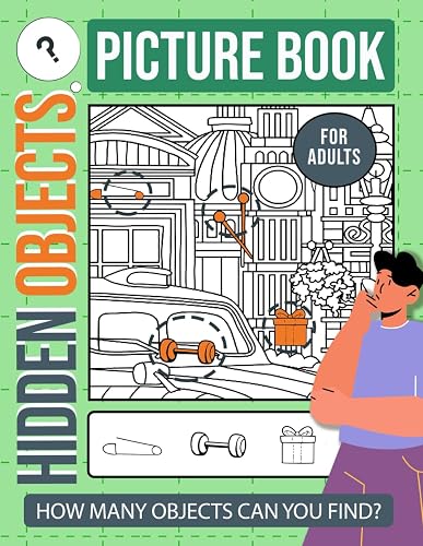 Hidden Pictures for Adults: Hidden Pictures Puzzles Book Gifts For Kids, Teens, Adults, Activity Book For Christmas, Birthday, Gifts For Boys Girls