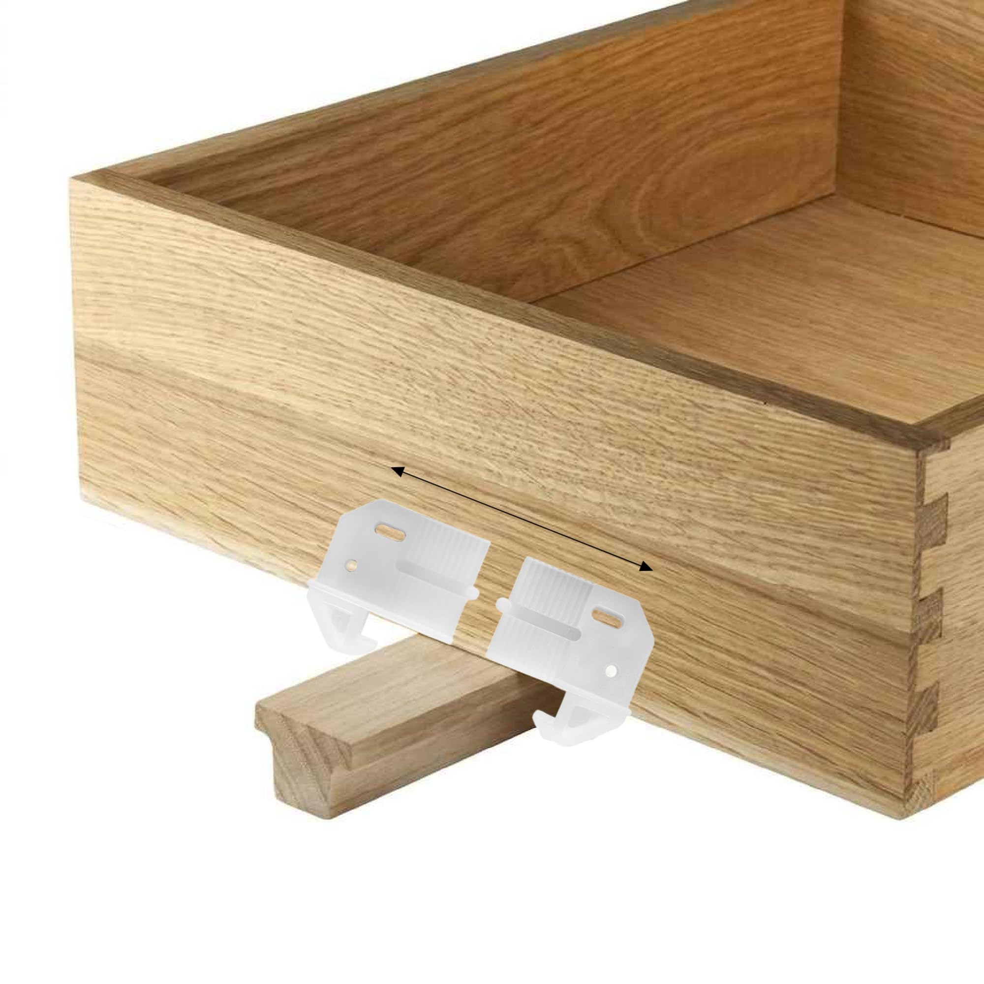 Drawer Slide Guides - 1/4" Rail T-Shape -4 Drawer Slide Guides - 1/4" Rail T-Shape -4