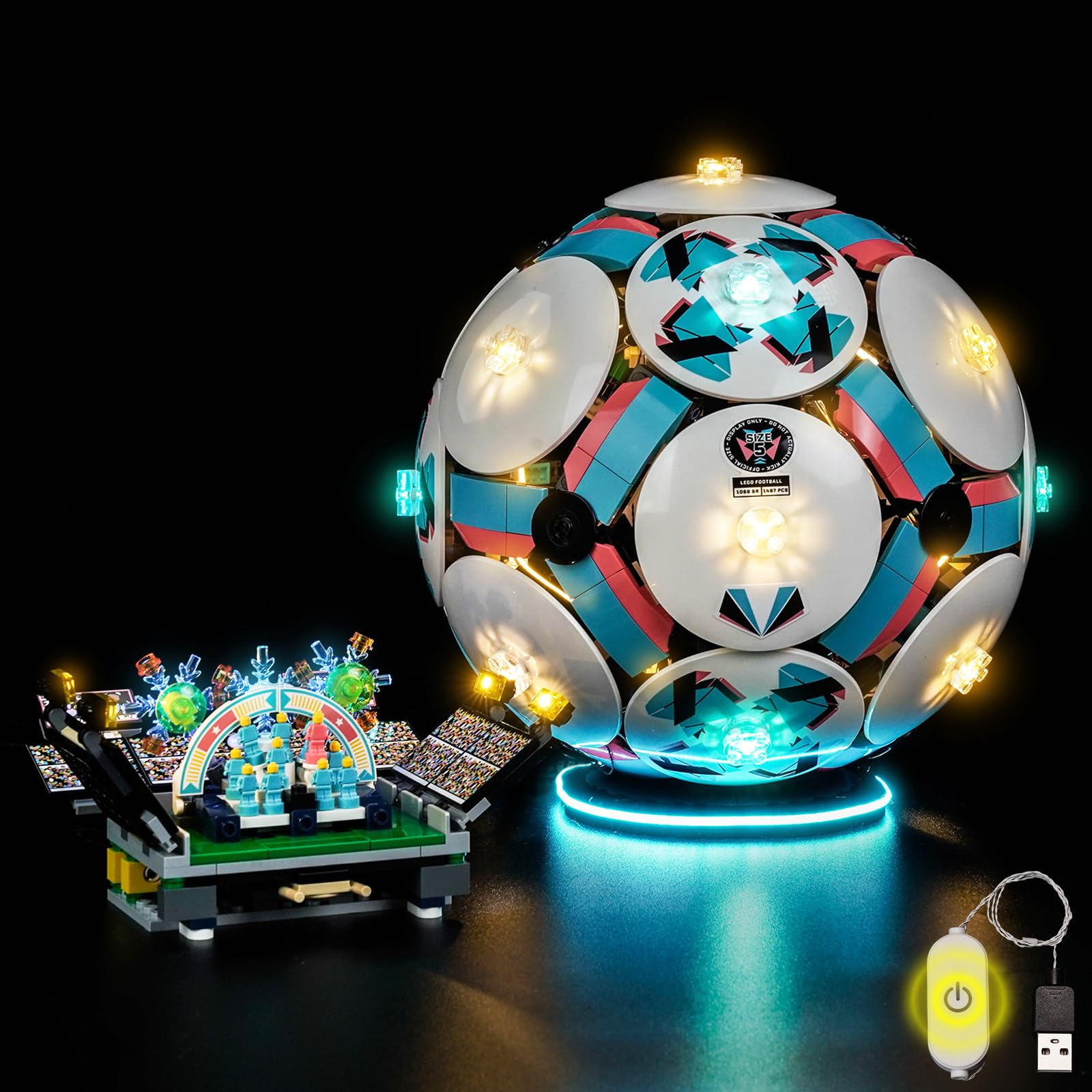 Amazon.com: LocoLee Light kit Compatible with Lego Soccer Ball