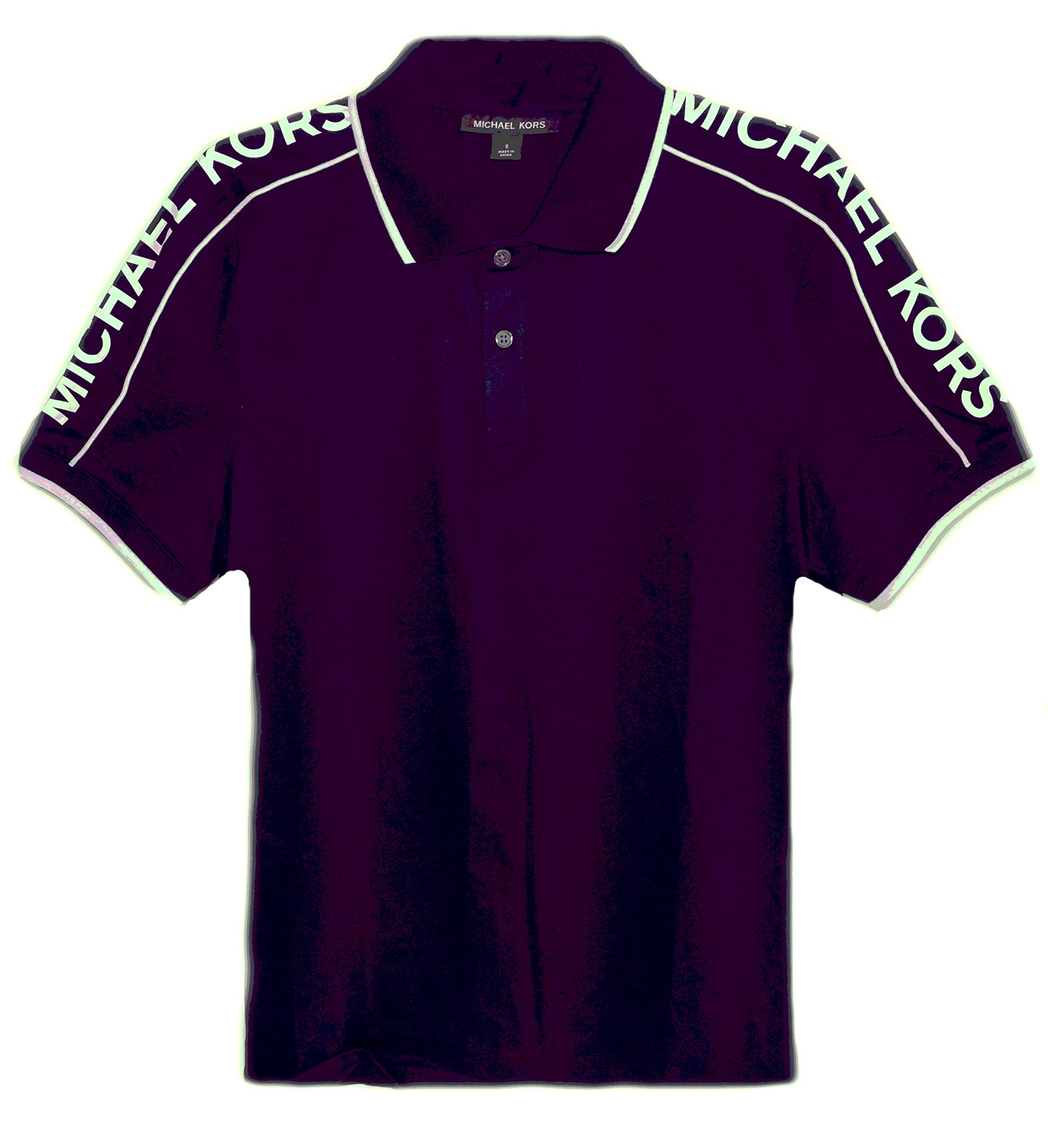 Michael KorsMens MK Logo 100% Cotton Midnight Blue Polo Shirt