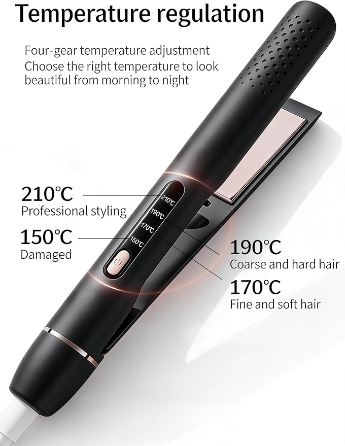 Plancha de Pelo Anti-Frizz con Calentamiento Rápido 10s miniatura 4
