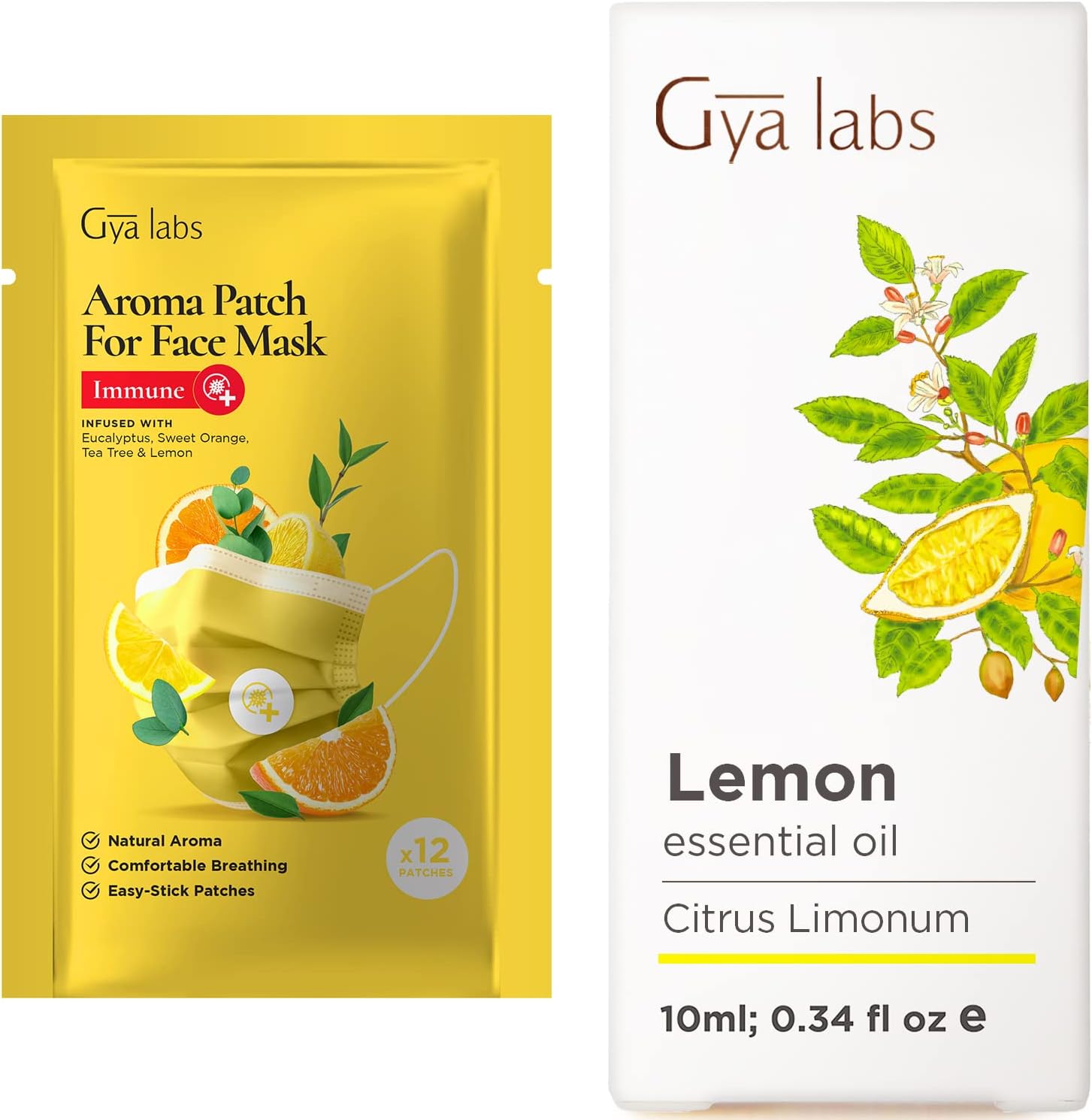 Immune Aroma Stickers for Masks (5 Packs60 Patches