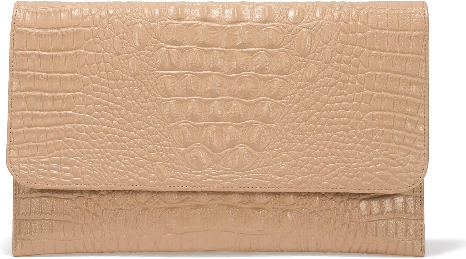 SWEETV CHUNLI Evening Clutch Purses for Women Elegant Wristlet Wallets Crocodile Pattern PU Leather Purse Formal/Wedding