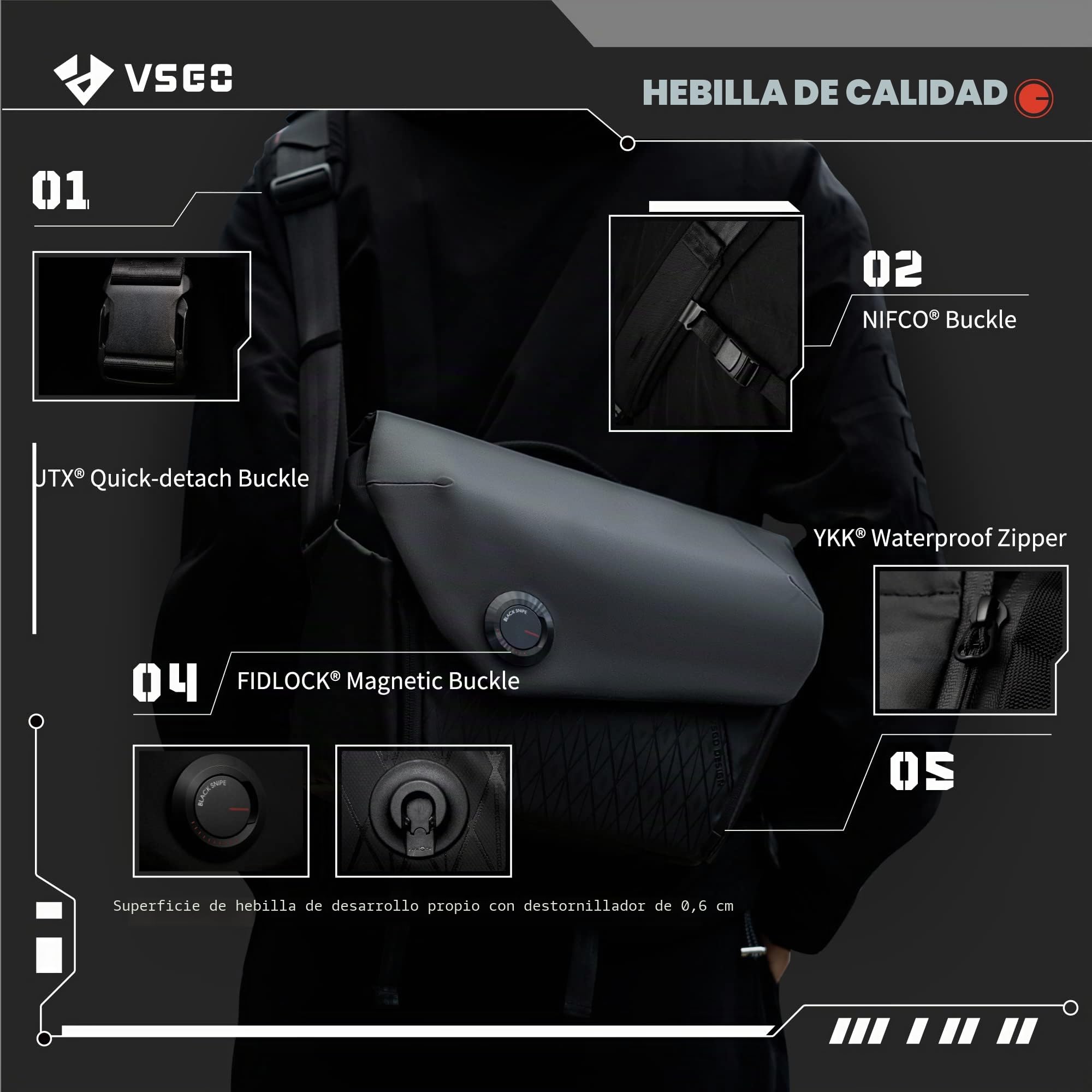 VSGO Bolsa de fotografía profesional