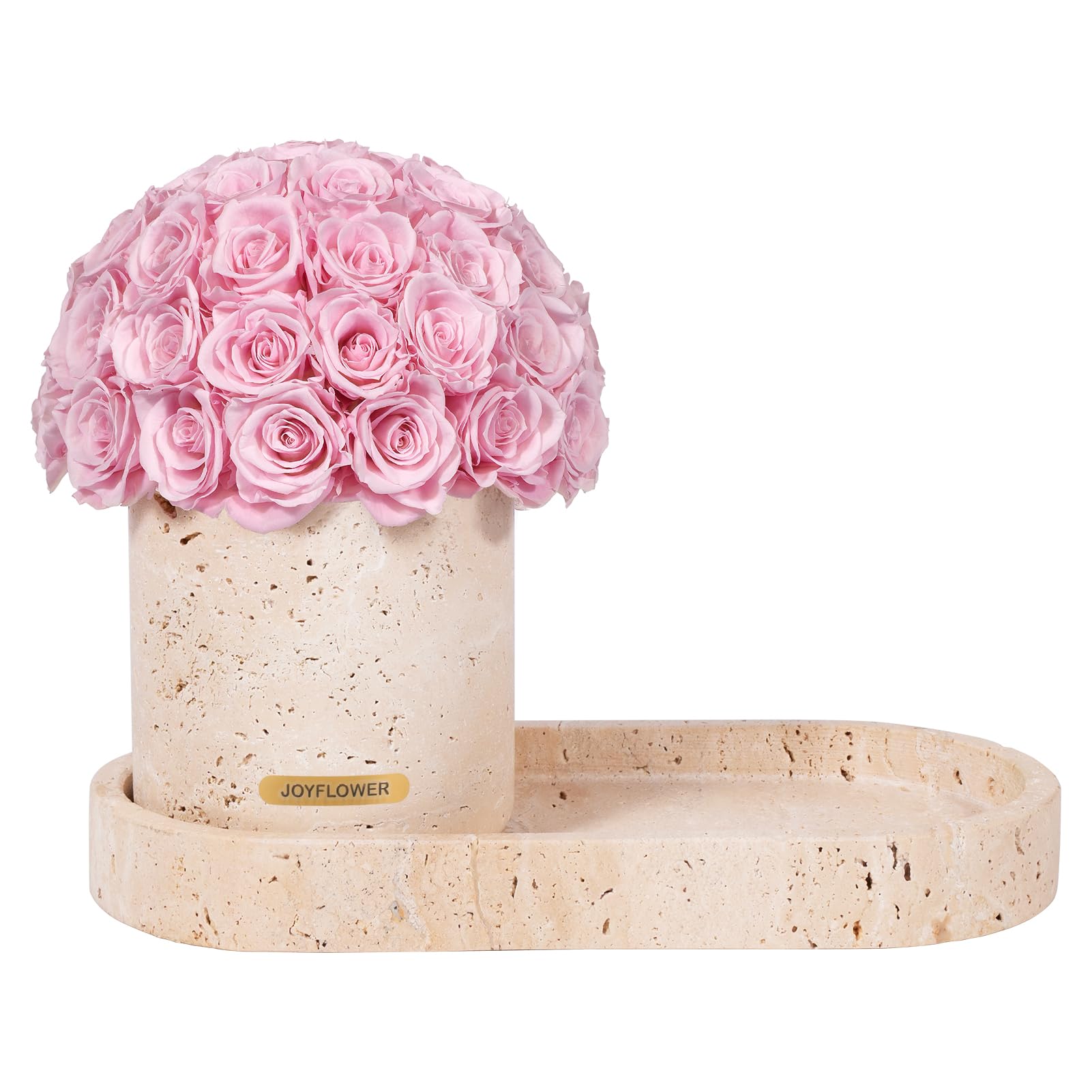 Vase à fleurs préservées jaunes décoration table salon et maison moderne