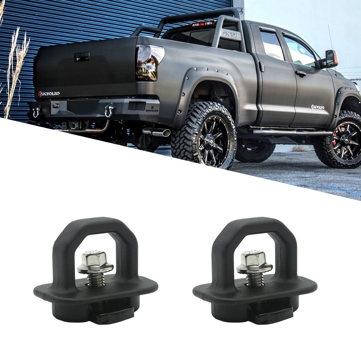 Buy MODIFYGT 2x Tie Down Anchor Truck Bed Side Wall Anchors for Ford