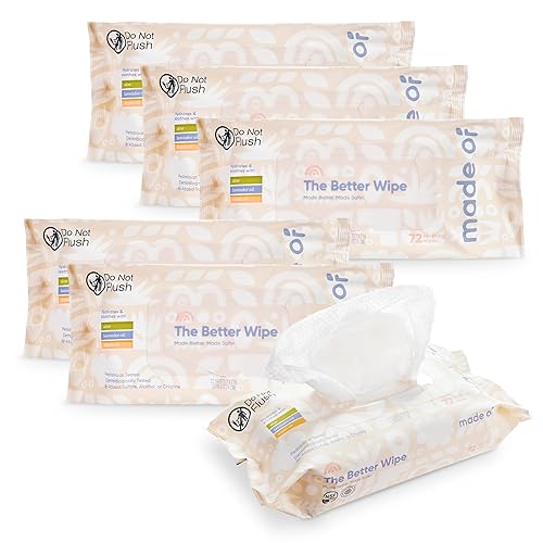 Miniatura 2 de Toallitas orgánicas sensibles para bebés, hipoalergénicas, calmantes para la piel sensible, sin fragancia, sin químicos, sin alcohol, aceite de aloe