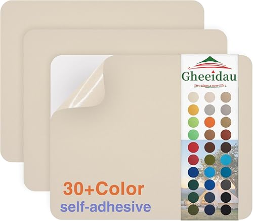 Miniatura 33 de Parche de Reparación de Lona 9×11 Pulgadas 3 Piezas Impermeable Autoadhesivo Parche de Reparación de Tela para Tiendas de Campaña, Cubierta de Gris