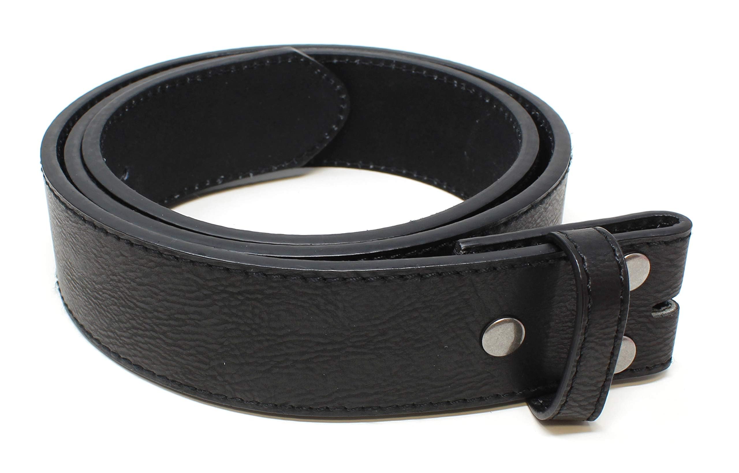 Leather Belt Strap Vintage Distressed Texture 1.5" Wide For Men and Women