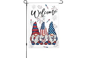 Fourth of July Garden Flag Gnomes