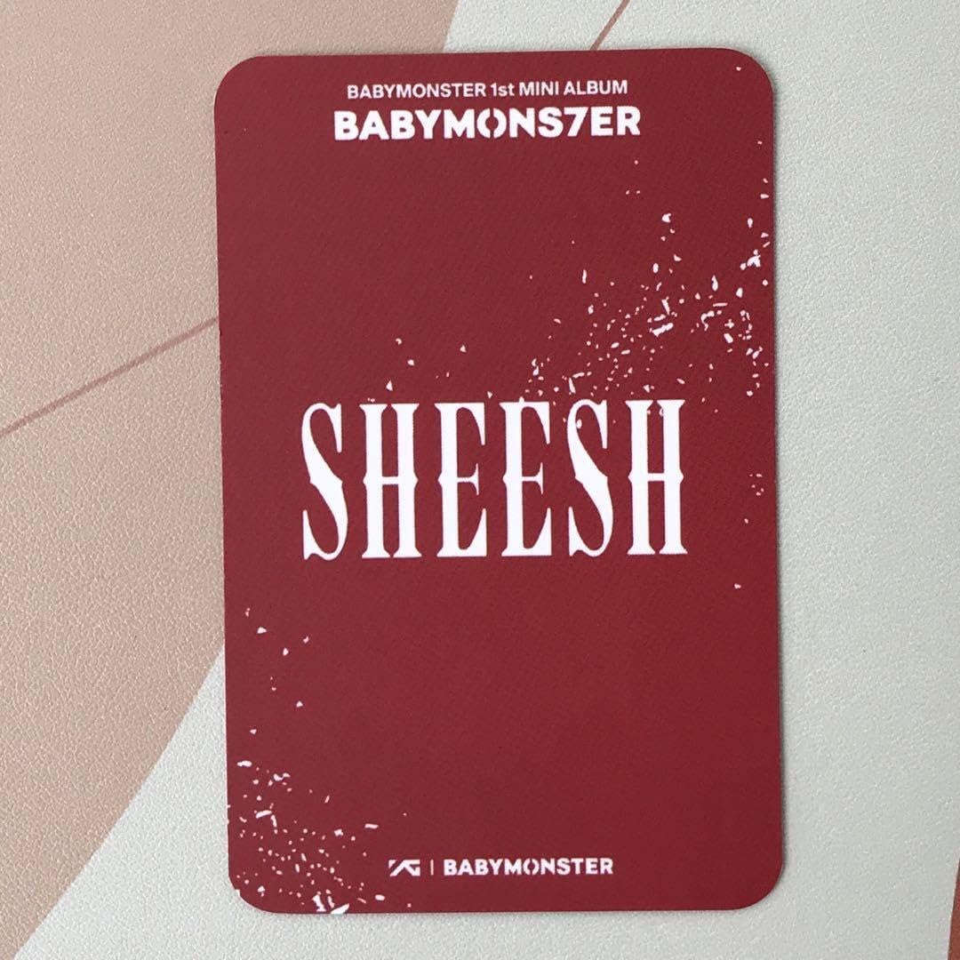 Amazon.co.jp: BABYMONSTER sheesh サノク ベビモン アサトレカ1枚