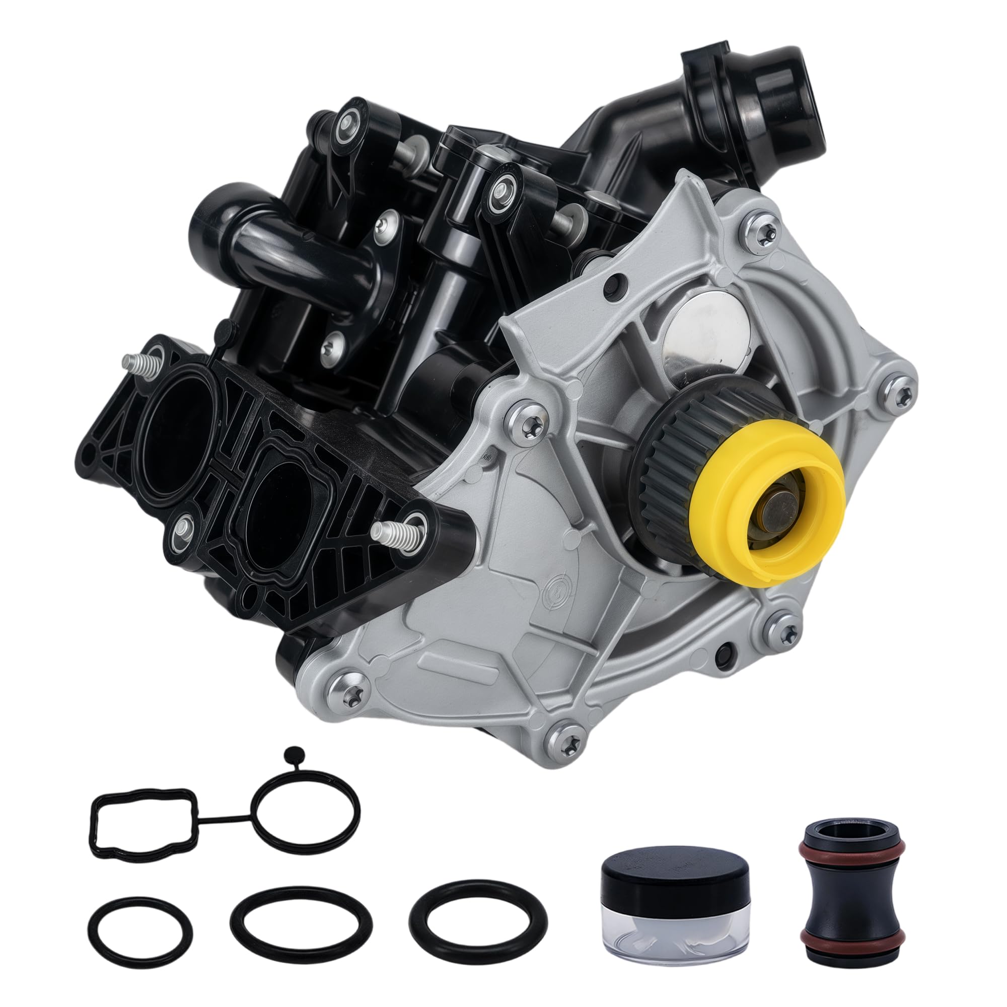 06L121012A EA888 Engine Water Pump Assembly Compatible with Audi A3 A4 A6 Q7 S3 TT Quattro VW Golf R Arteon 1.8L 2.0L Engine Coolant Pump Replacement 06L121005A 06K121011 06K121011B 06K121011