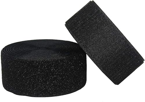 Miniatura 6 de Cinta de tela de nailon para coser de 6 pulgadas de ancho x 6.6 ft de largo, color negro