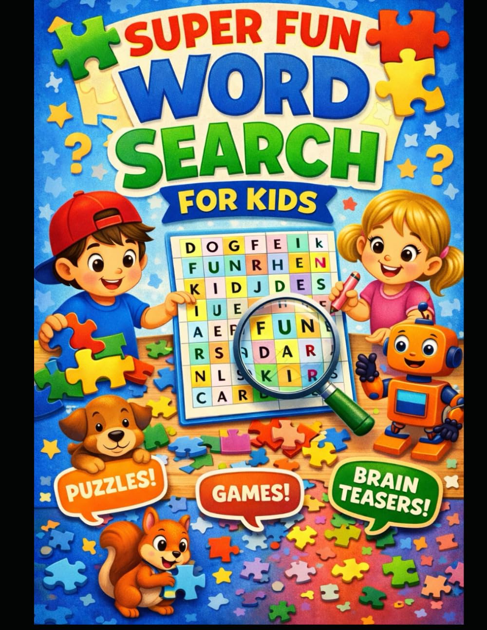 Word Search: Super Fun Word Search for Kids