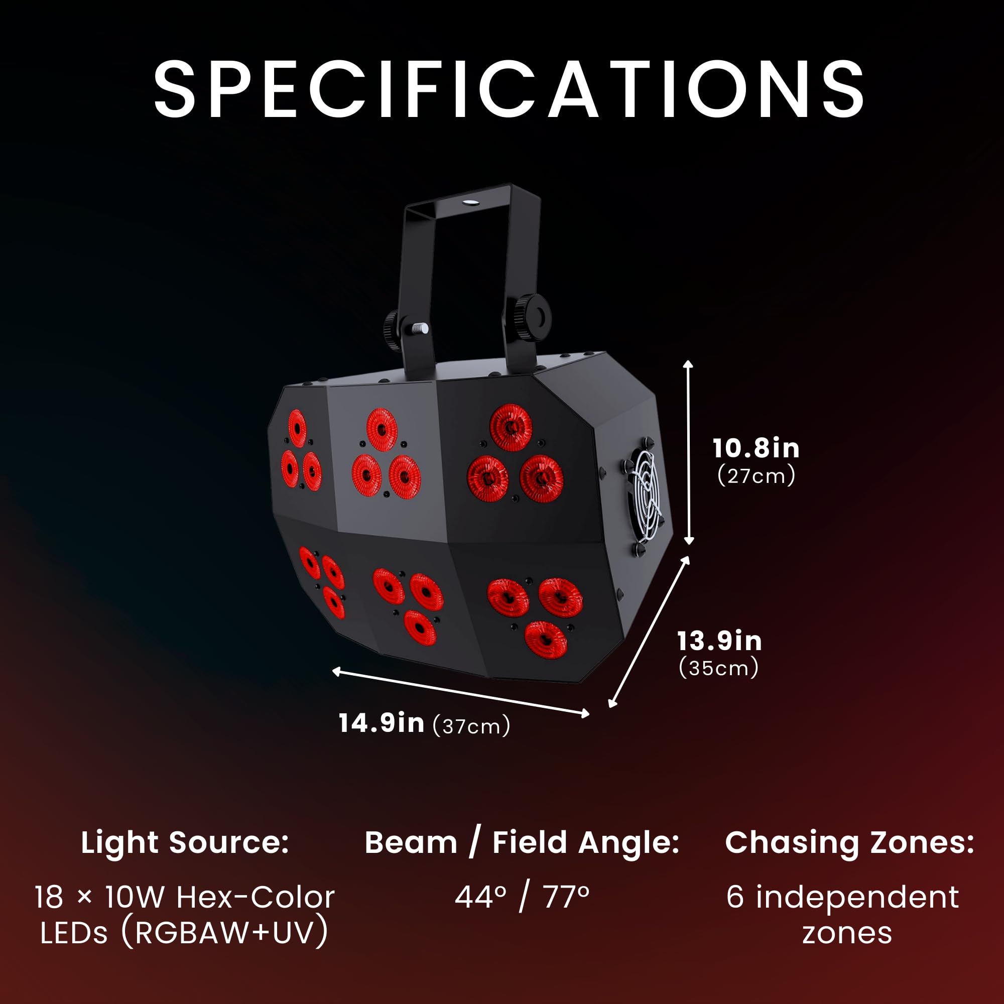 Chauvet DJ Wash FX Hex ILS - Faretto LED PAR