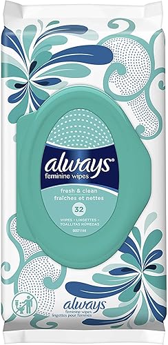 Always Toallitas femeninas Fresh & Clean - 32 unidades, paquete de 3