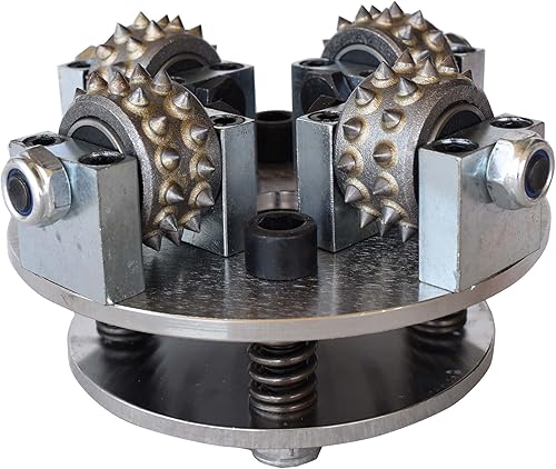 ACTINTOOL Herramienta de martillo de textura de piedra de hormigón antideslizante de 6 pulgadas para amoladora angular, reparación de parches de