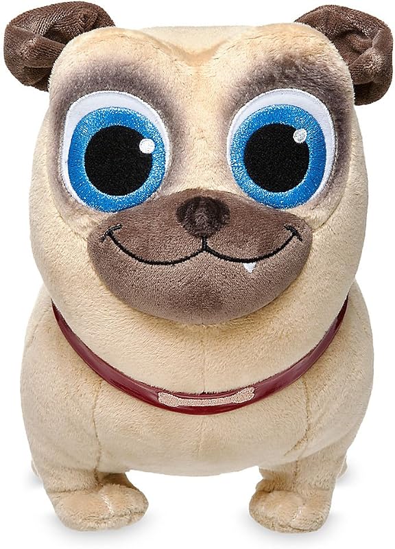 Peluche oficial de Puppy Dog Pals – Peluche de cachorro suave y tierno, juguetes de peluche, personaje coleccionable, perros de peluche para niños – Rolly, 12 pulgadas