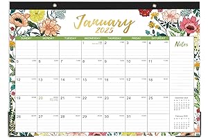 2025 Monthly Desk Calendar: 12x17", Jan-Dec 2025, Desk Pad Planner