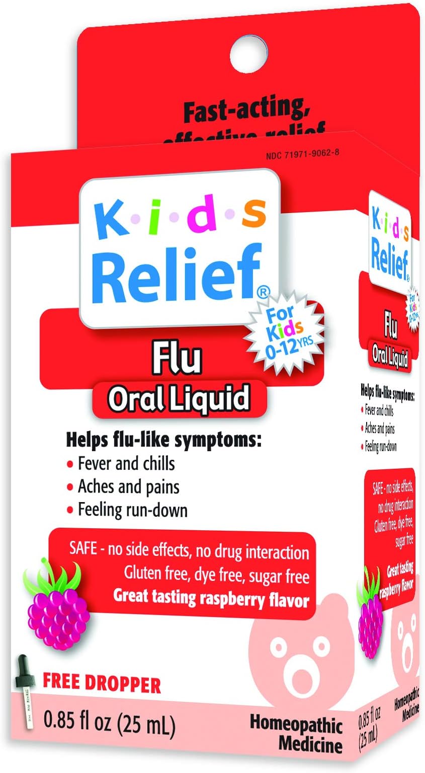 Kids Relief Flu Oral Solution, 0.85 Ounce Bottle