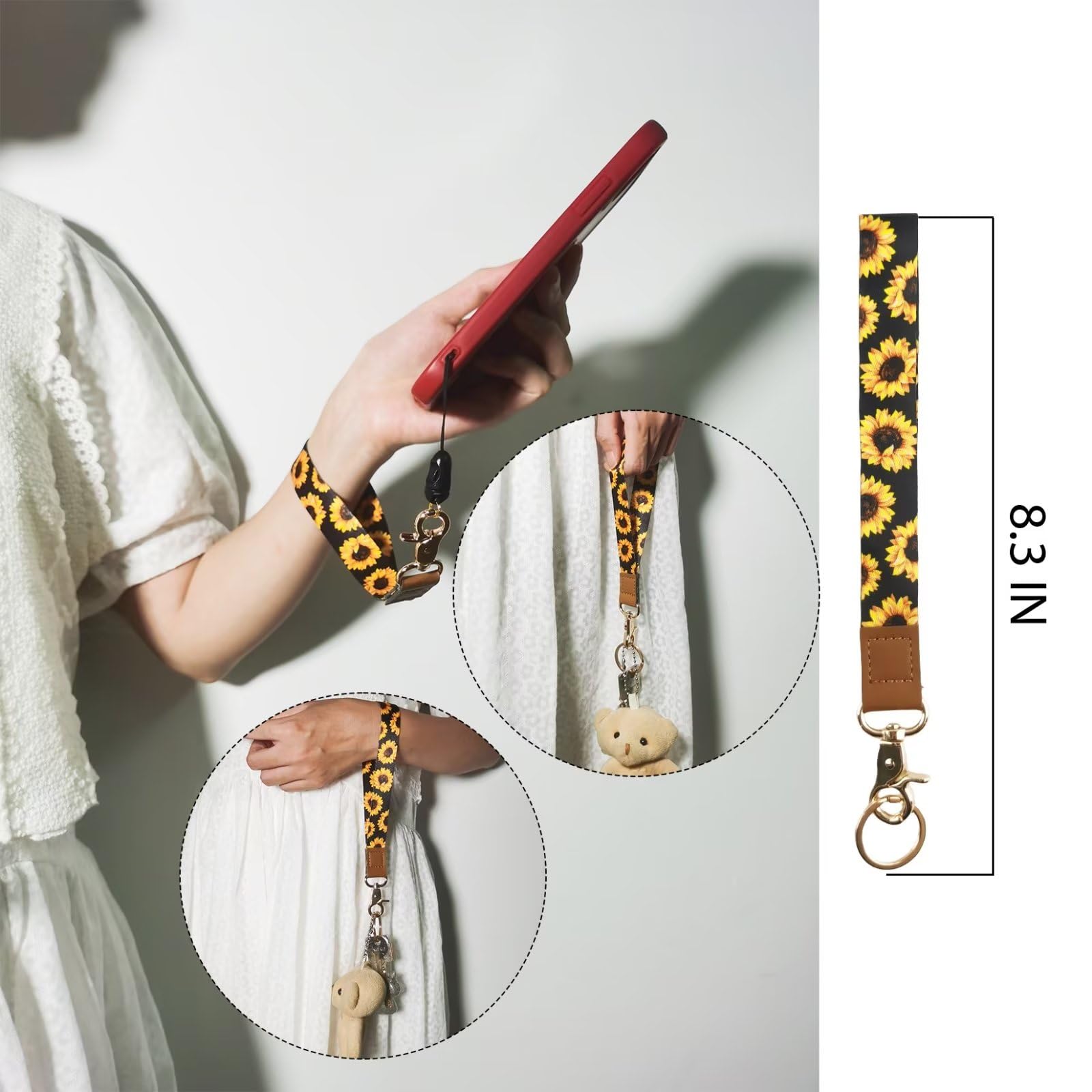 Sunflower Lanyard and Wrist Lanyards - Image 3