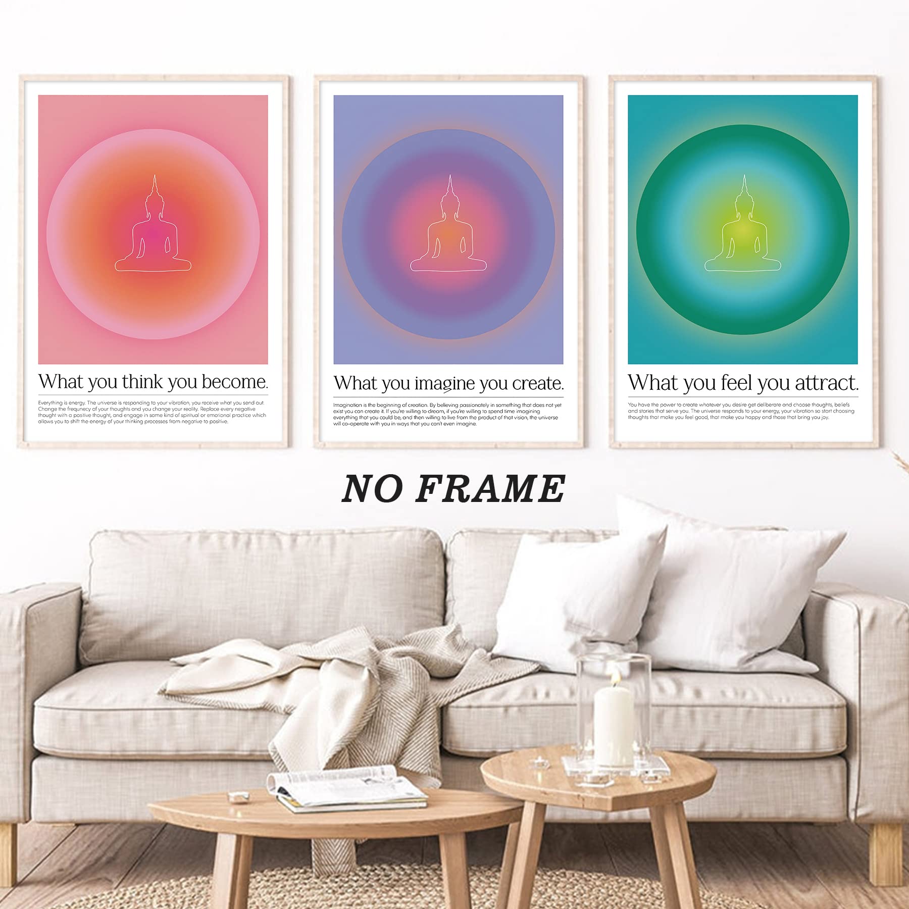 Amazon.co.jp: パープルグラデーションポスター オーラ画像 オレンジ