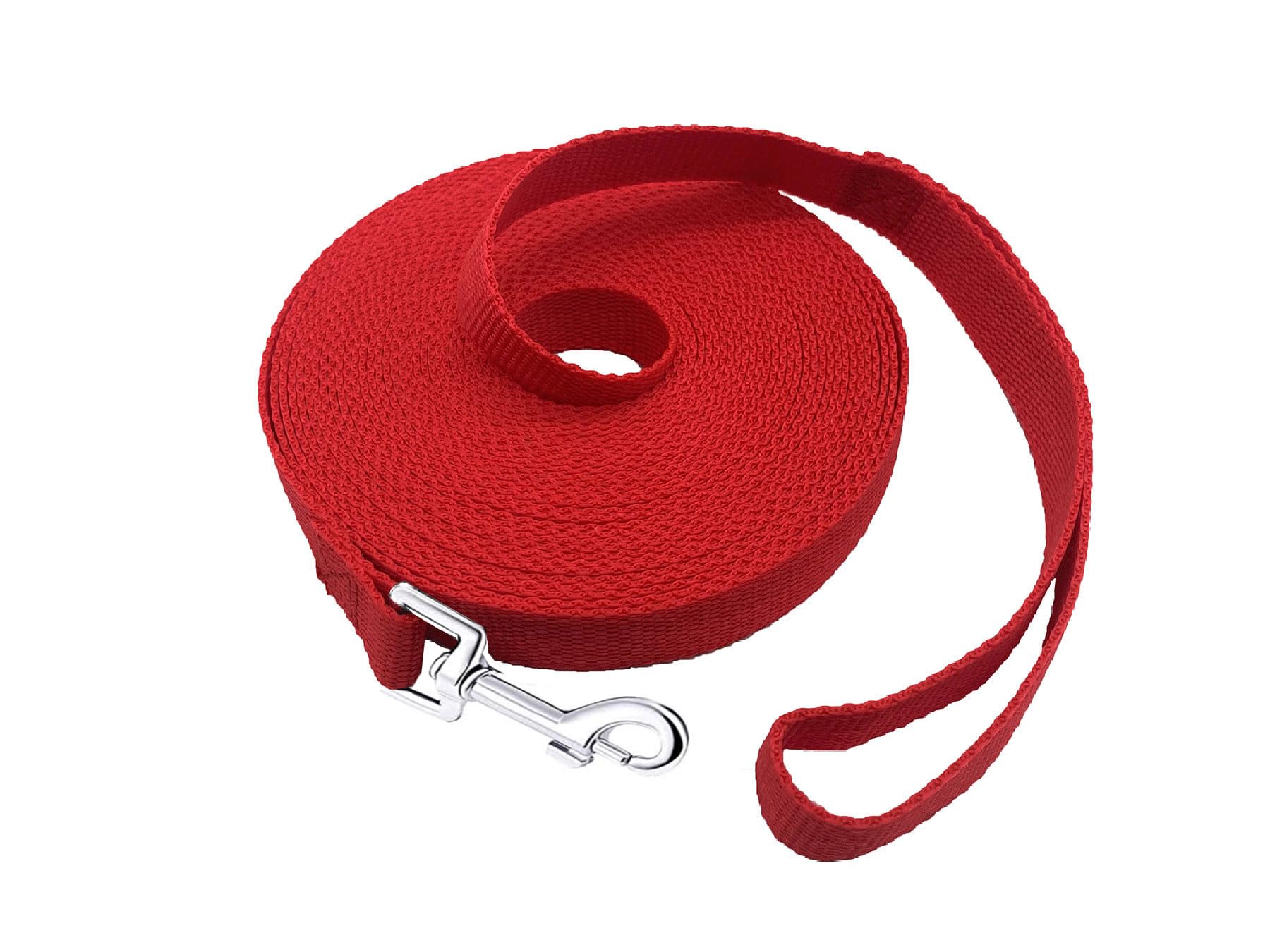 PETGOGO 15ft 20ft 30ft 40ft 50ft Long Dog/Puppy Lead Obedience Recall Training Dog Leashes for Small Medium Dogs Camping, Training, Play, or Backyard