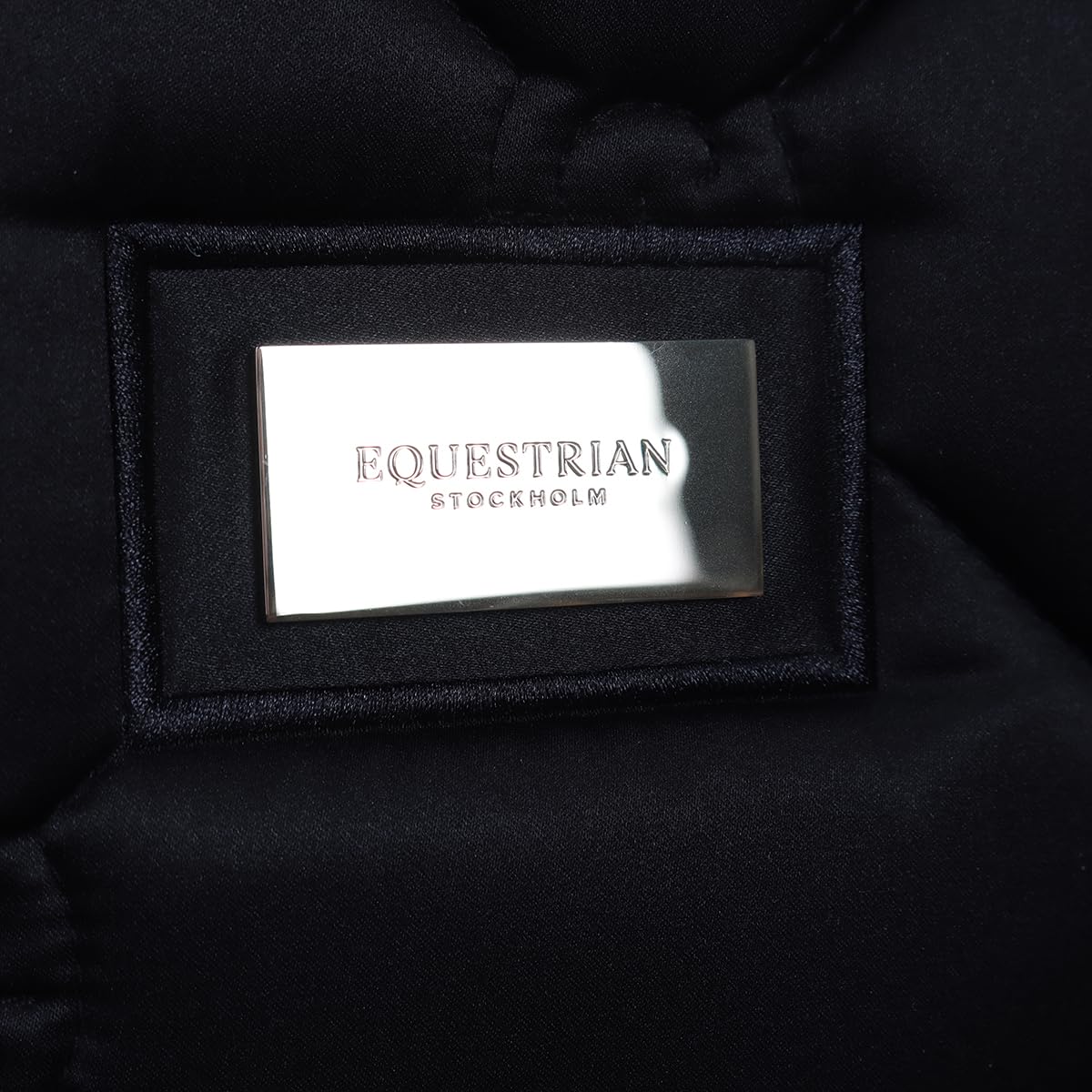 Equestrian Stockholm Tapis de selle noir doré - Dressage complet / WB - Noir/doré