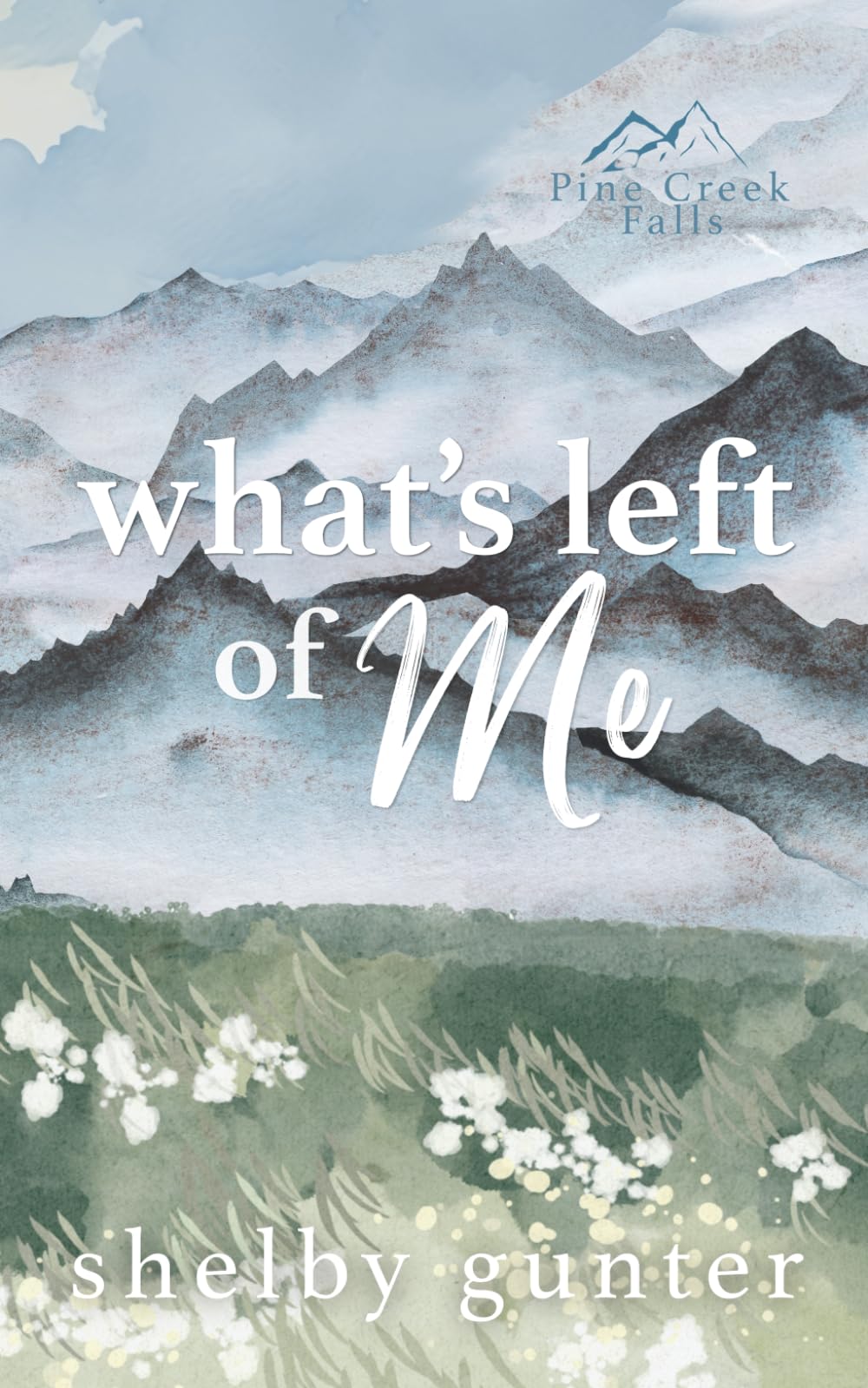 What's Left of Me: A Grumpy/Sunshine, Cowboy Romance (Pine Creek Falls)