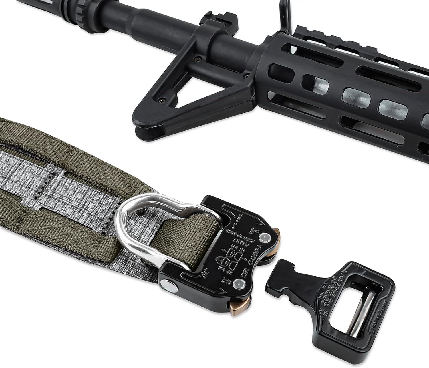PETAC GEAR Tactical Belt Low Profile Molle Battle Cobra Belt Laser-Cut Tegris Rigid Shooting Gun Duty Belts - Image 2