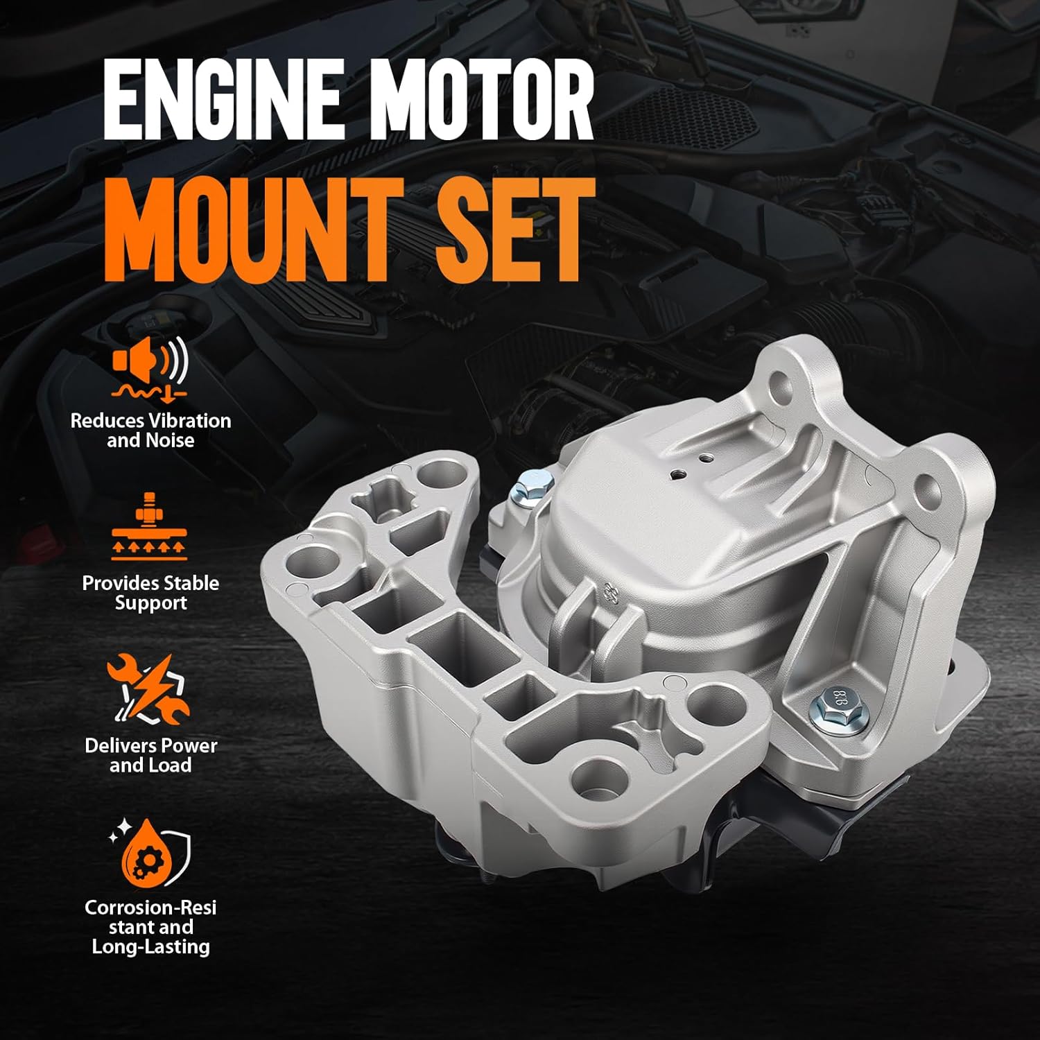 AUTOKAY 3340 Left Auto Transmission Mount Replacement for Ford Explorer 11-19 3.5L B5Z-6038-B