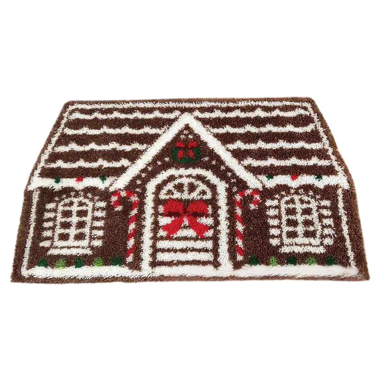 Paillasson de Noël antidérapant grand format 60x90 pour entrée intérieure et extérieure de maison