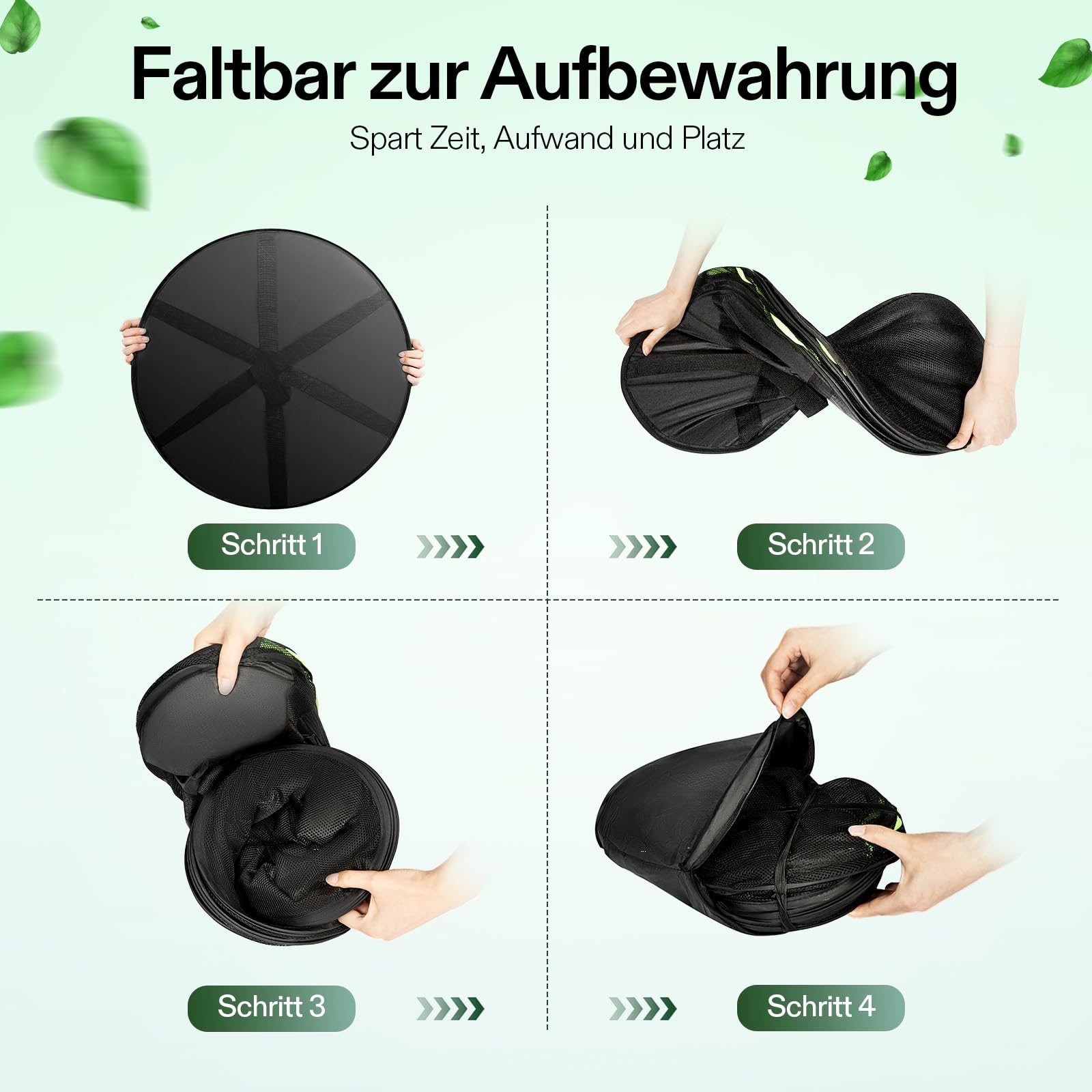 VIVOSUN 6-lagiges Netz-Trocknungsgestell Hängendes Design mit grünen Reißverschlüssen zum Trocknen, inklusive Scheren für den Innen- und Außenbereich
