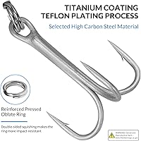 Vista 5 de THKFISH Señuelos para pesca de agua salada de atún para pesca de surf, lubina con ojos 3D para atún GT peces grandes, 5.9 pulgadas, 1 unidad/3