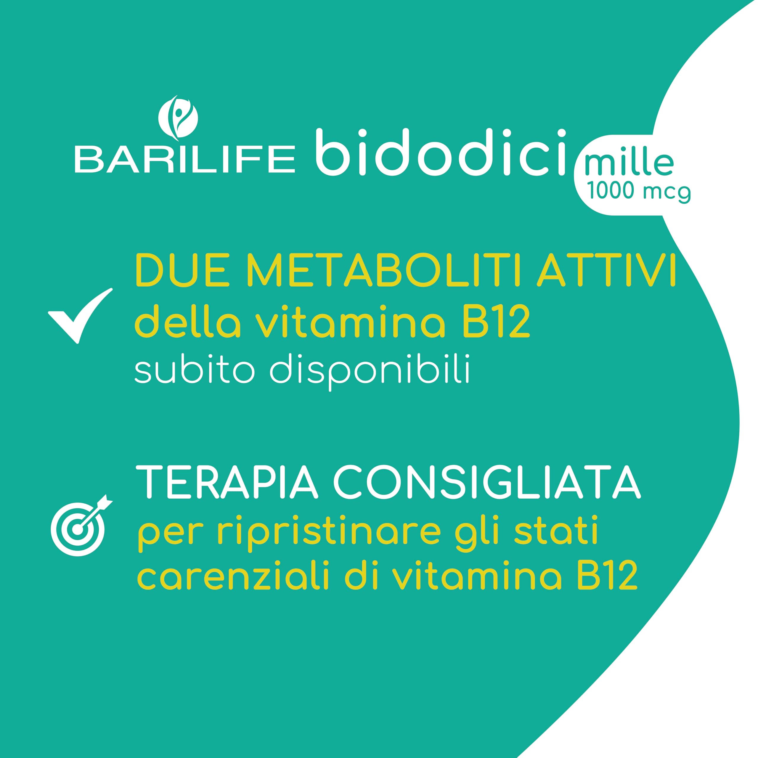 Barilife Energia Totale: Bundle con Vitamina B12 Bidodici MILLE (5 cpr sublinguali) + Vitamins PLUS (30 CPR) | Supporto Energetico Avanzato per Post-Chirurgia Bariatrica, Alta Assorbibilità