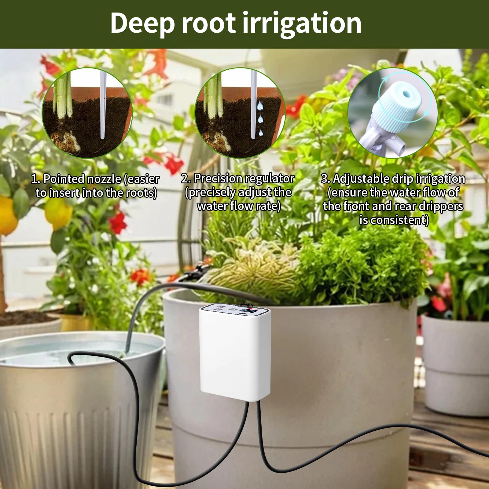 Gewächshaus automatische Pflanze automatischer Tropfen automatische Hühnergarten