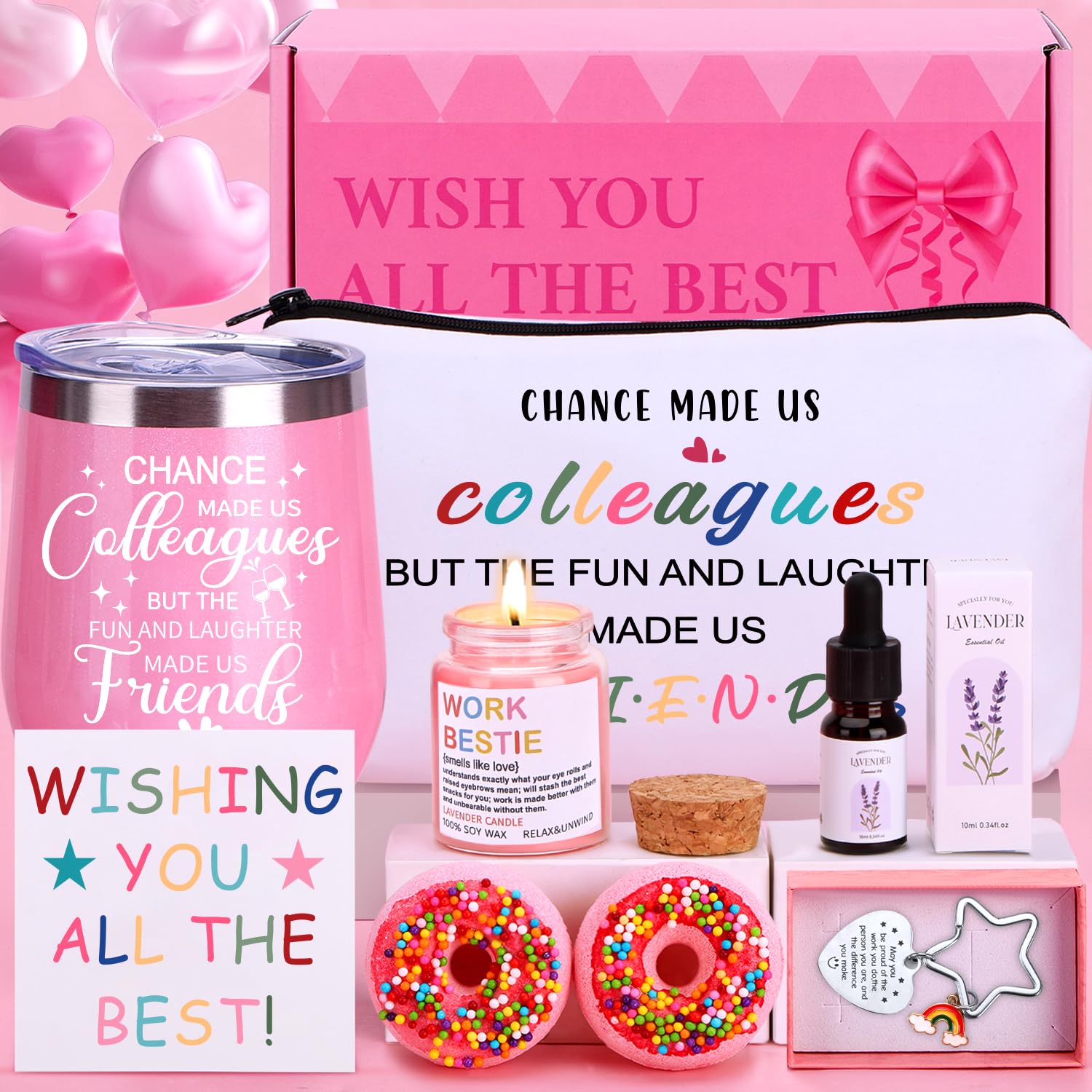 Leaving Gifts For Colleagues Women, Work Bestie Gifts, Thank You Retirement New Job Gifts For
