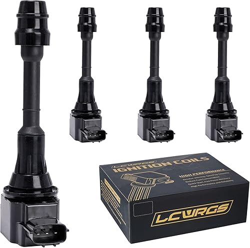 Juego de 4 bobinas de encendido para Nissan Altima Sentra X-Trail 2002 2003 2004 2005 2006 Paquete de bobinas 2.5 L4 reemplazan # UF350 C1398