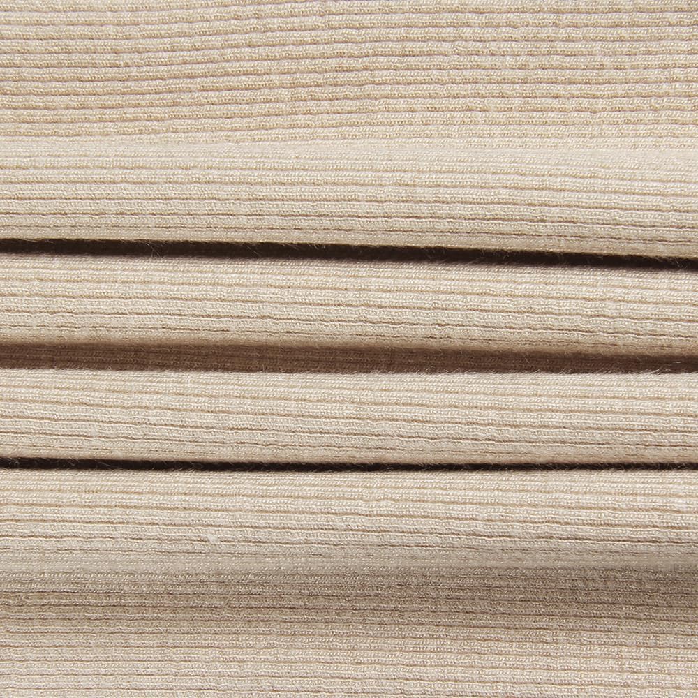 GEMBERA Womens Stretchy Long Sleeve Turtleneck Ribbed Knit Fitted Basic Bodysuit Shirt - Image 5